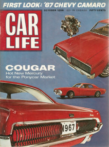CAR LIFE 1966 OCT - NEW CAMARO & COUGAR, AMC AMX CONCEPTS, NEW CARS